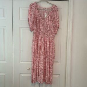 NWT pink floral dress
